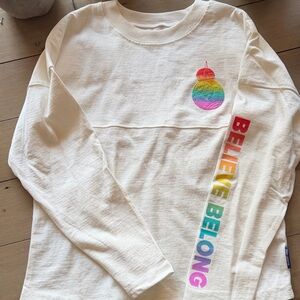 Kids' Long-Sleeve Starwars Tee with Rainbow 'Believe Belong' Graphic